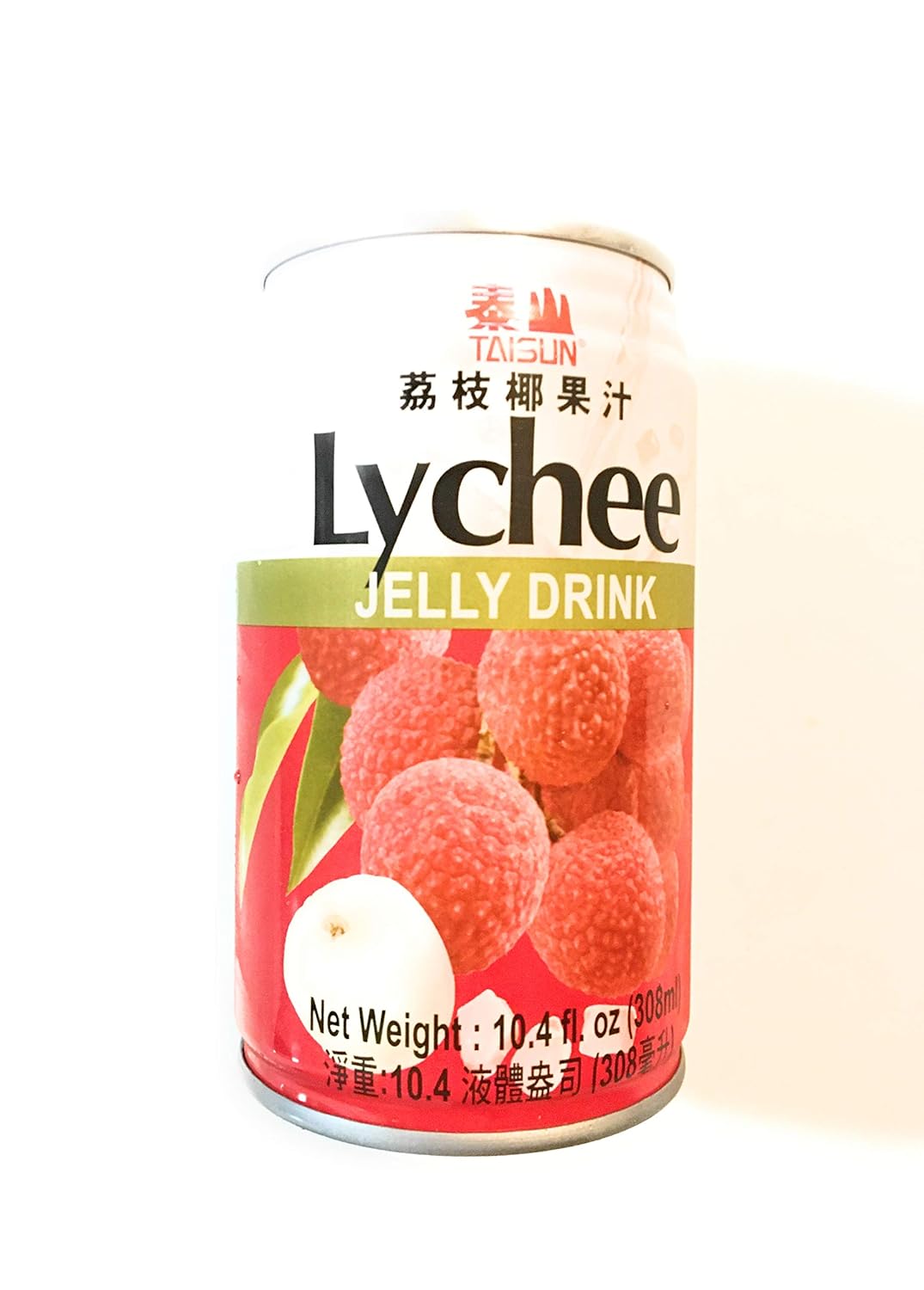 Taisun Lychee Jelly Drink 10.4 Fl Oz(10 Pack)荔枝椰果汁