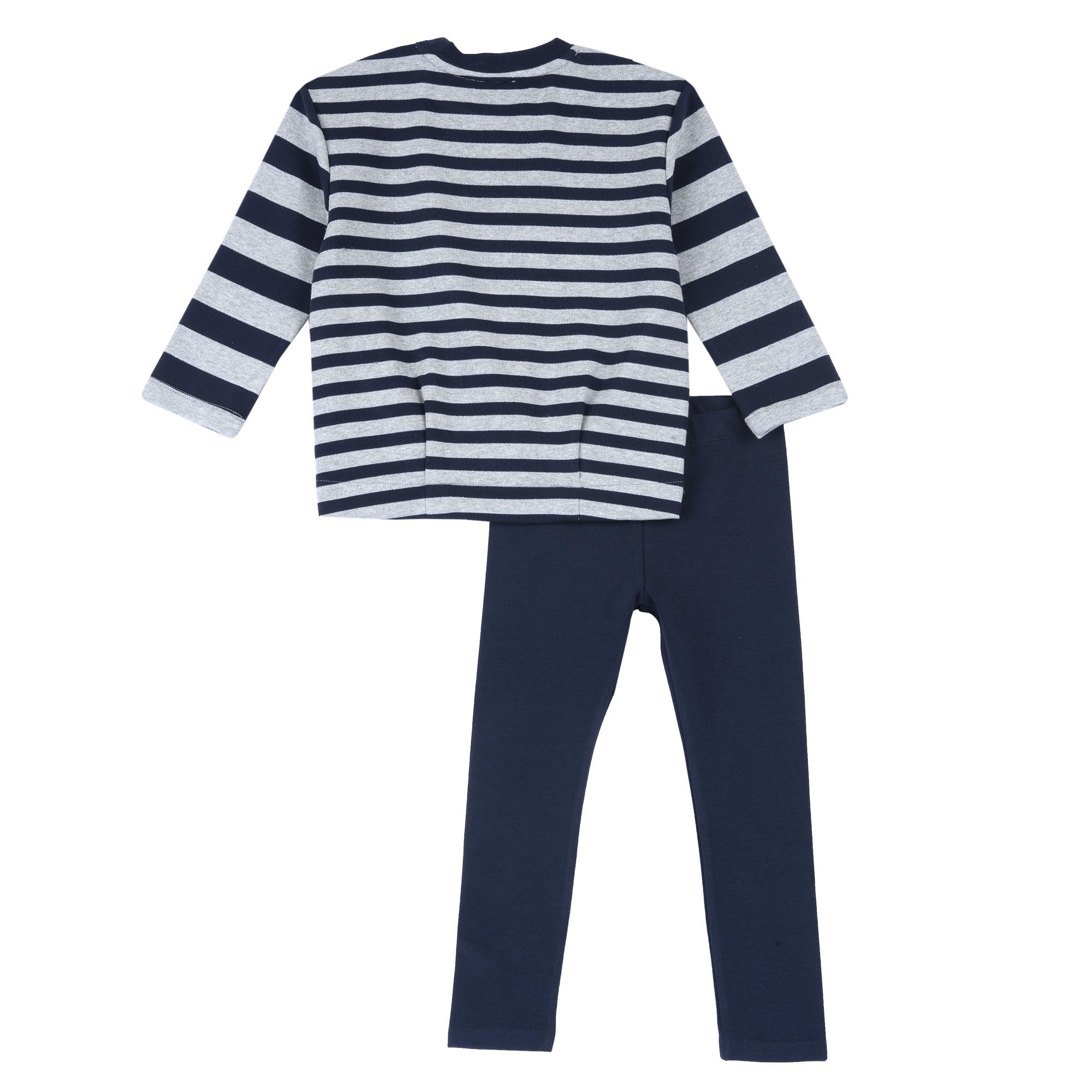 Chicco, Completo Bambina con Maglietta e Leggings, in Caldo e Morbido Tessuto, Lavabile in Lavatrice, Abbigliamento Bambina e Ragazza, Designed in Italy