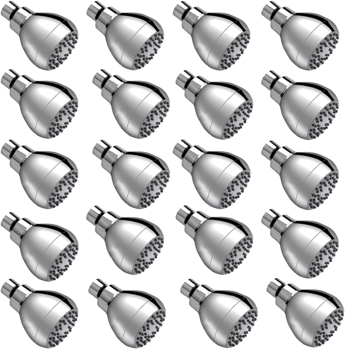 High Pressure Fixed Shower Head 3 Inch Saving Water Chrome Anti-leak Shower Head For Powerful Water Rain Easy Installation for Relaxing and Comfortable Shower Experience