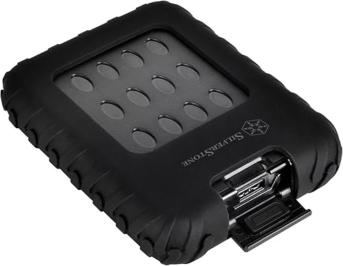 SilverStone Technology Grado militar-IP65 y prueba de polvo externo 2.5" SATA Drive recinto con USB 3.0 MMS01B