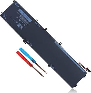 97WH 6GTPY Battery for Dell XPS 15 9560 9570 9550 7590 P56F P56F001 P56F002 Precision 5510 5520 5530 5540 M5520 M5510 Replacement,Vostro 7500 7590,GPM03 5XJ28 05XJ28 M2X4 5D91C 451-BBYB-TM 1P6KD 4GVGH