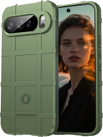 CCSmall Case for Google Pixel 10 Pro XL Rugged Shockproof Cover HD Green