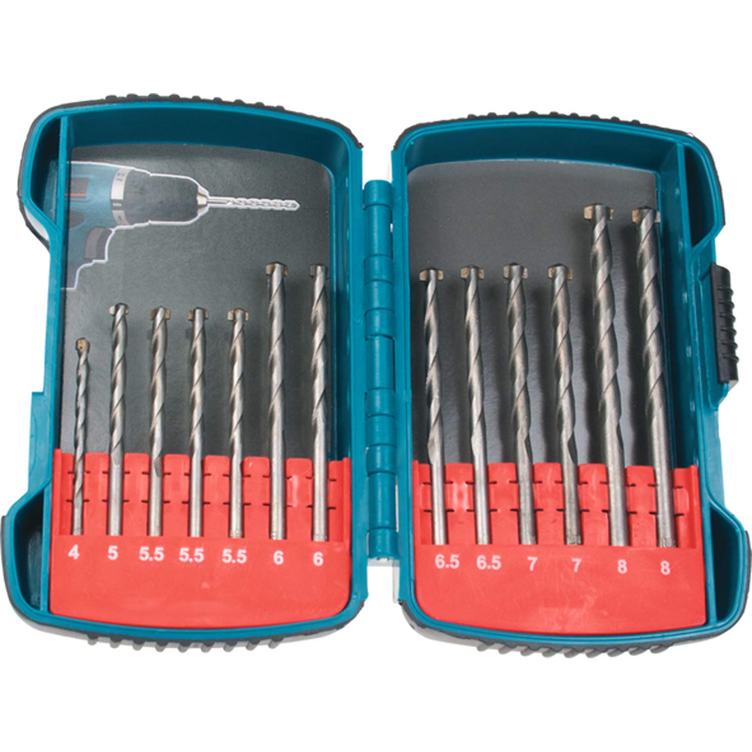 Makita Multi-Colour P-34849 5 Piece Performance Masonry Tct