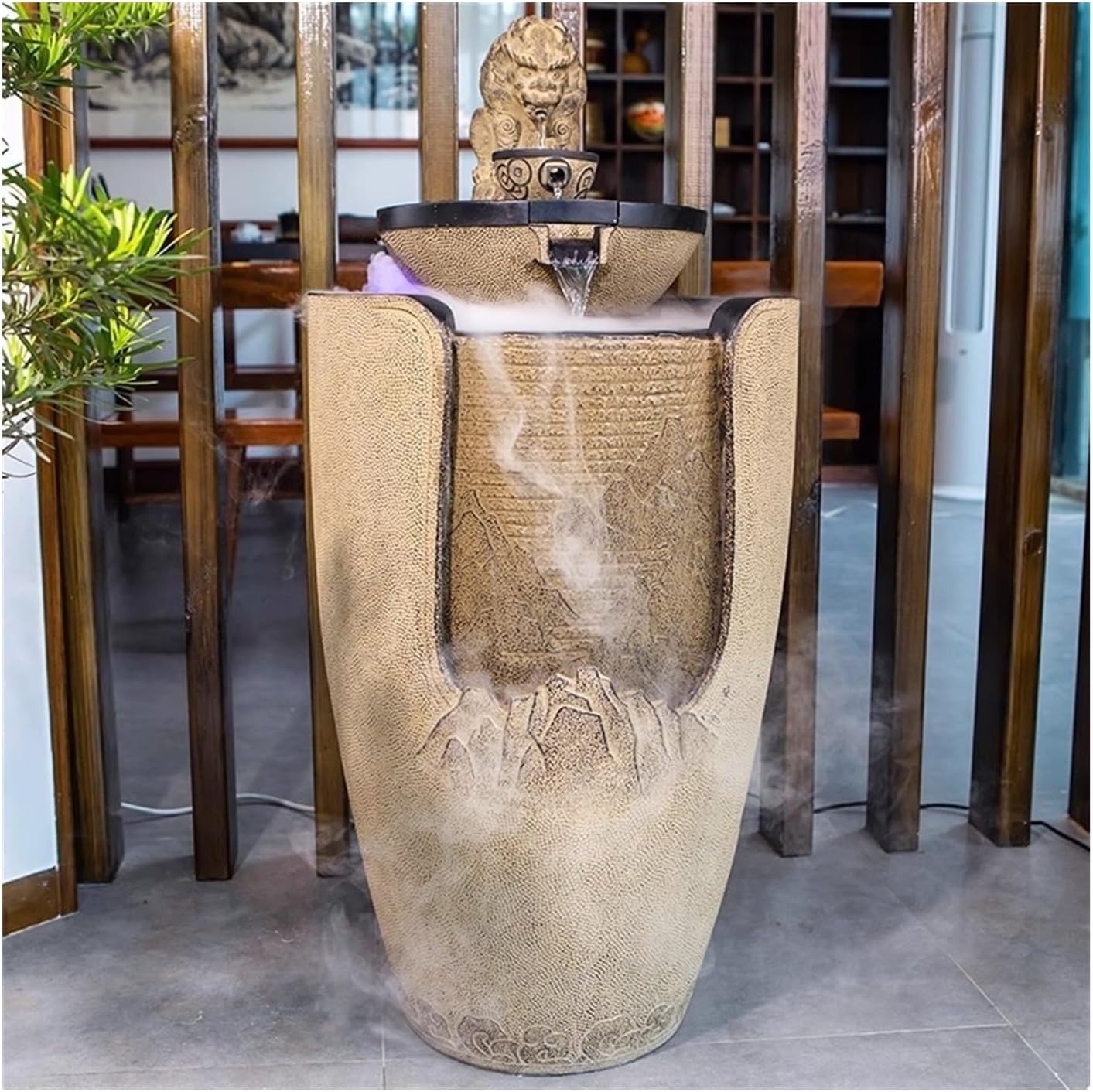 Fountain Big Golden Toad Water Decoration, Floor Circulating Water
