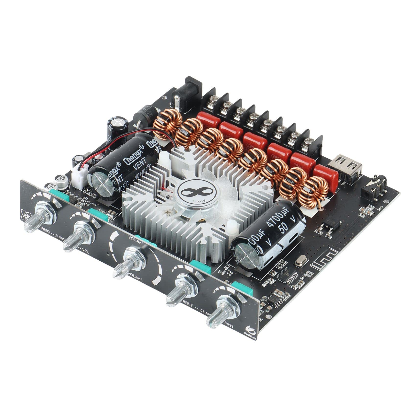 XY-S350H TPA3251 Amplificateur de puissance Bluetooth 2.1 canaux 220 W x 2 + 350 W