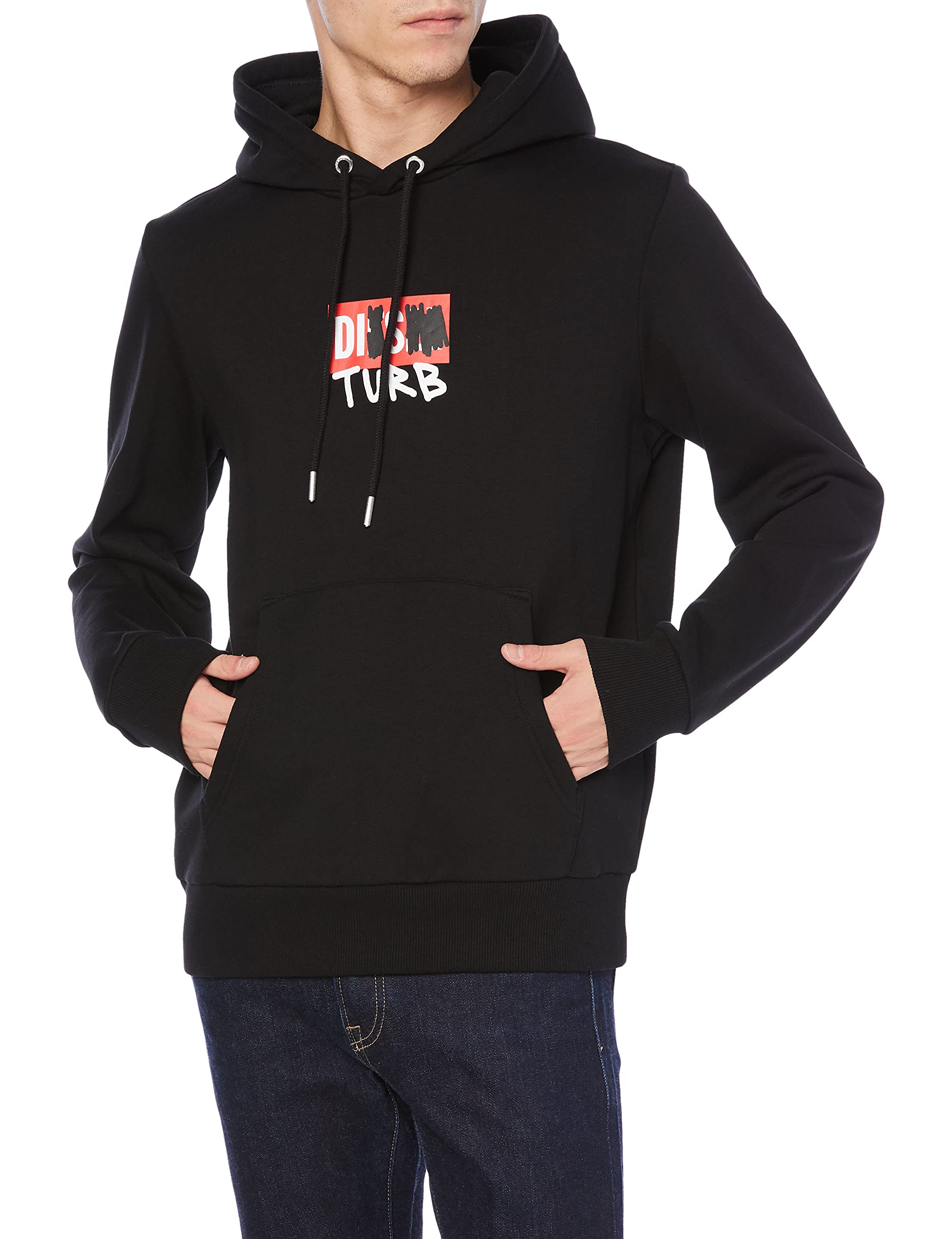 Diesel Felpa Uomo Nero A03270-9XX