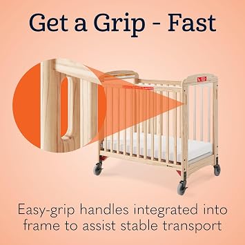 Foundations Next Gen Wooden Compact Portable Evacuation Crib, 5 Pack