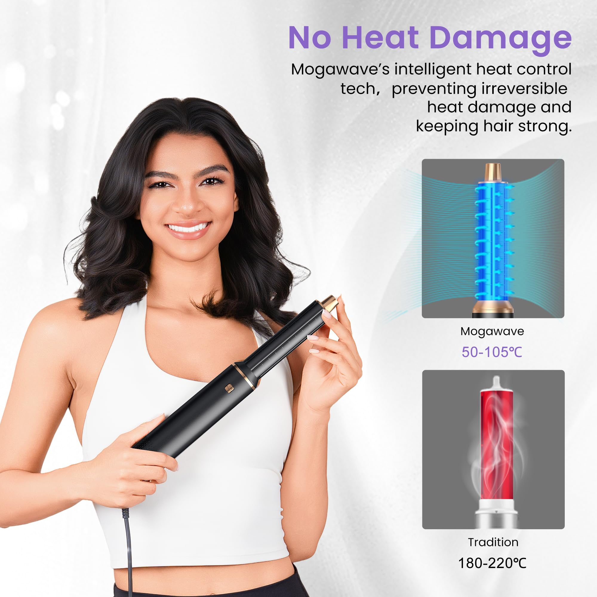 Air Styler 5 en 1 - Rizador de pelo con aire