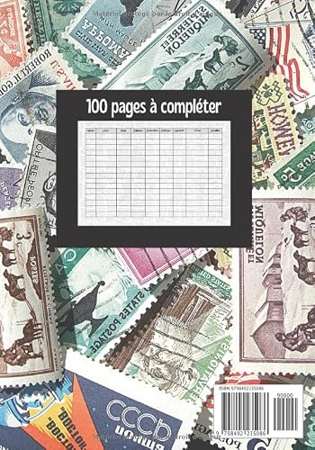 Registre de Philatélie: Journal de bord pour collection de timbres, idéal pour faire l'inventaire de vos timbres postaux – vue 2