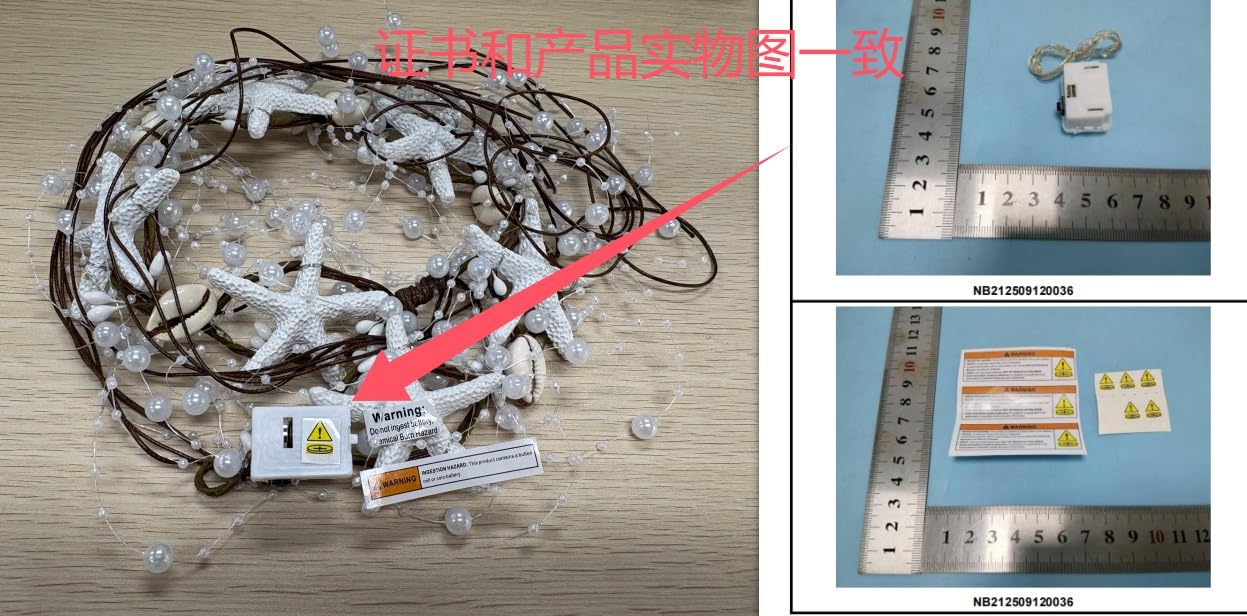 Unicra Light up Mermaid Crown Sea Shell Headpiece Starfish Beach Wedding Hair Accessories for Women - Image 3