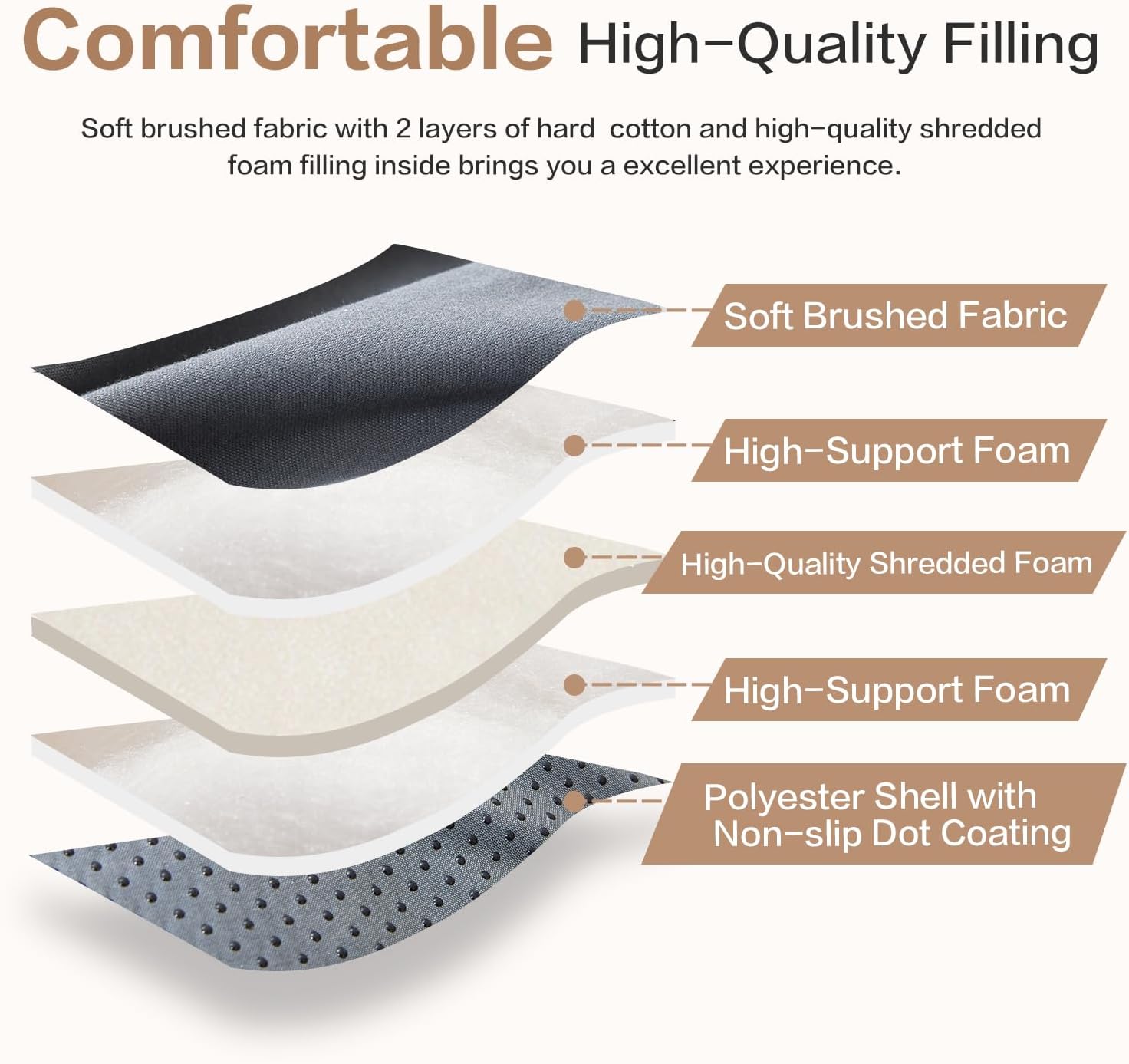 SAPHREAS Japanese Futon Mattress Floor Mattress Queen, Foldable Roll Up Bed Mattress Topper with Elastic Straps, Tatami Mat Sleeping Pad for Camping, Grey