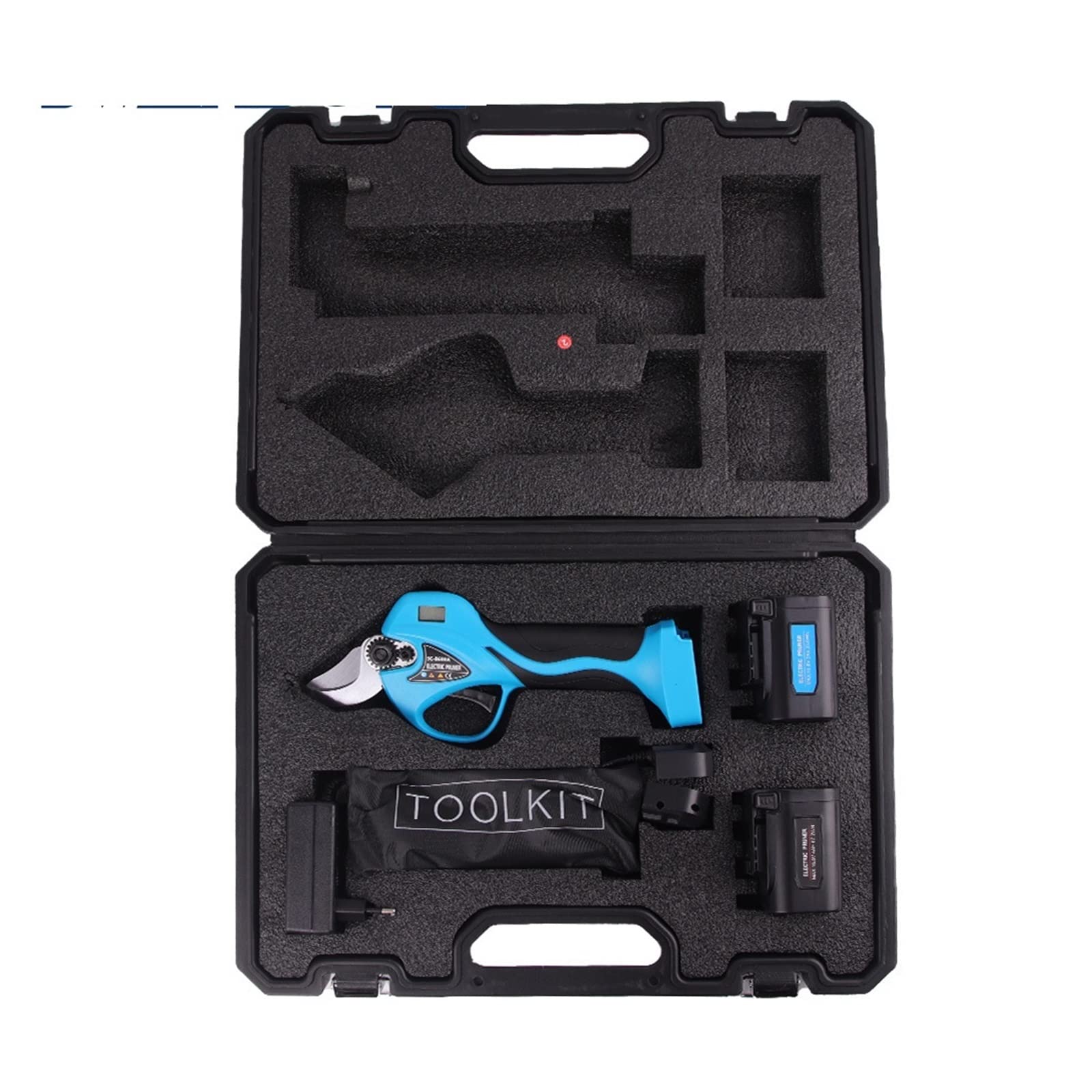 Tijeras de podar eléctricas de Corte de 40 mm, Tijeras de podar eléctricas de jardín y viñedo de 16,8 V, Tijeras eléctricas de podar inalámbricas