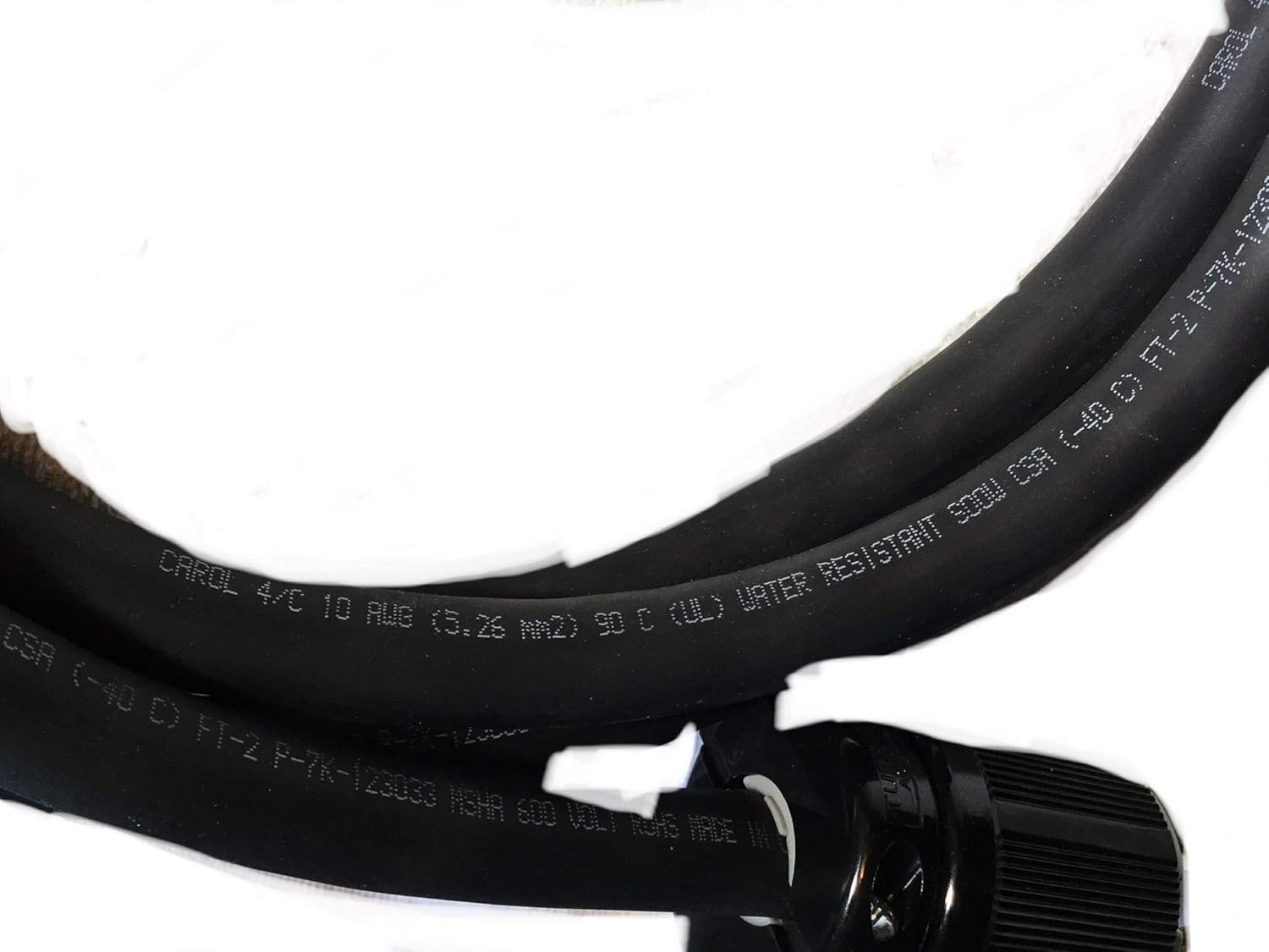 NEMA L14-30 10' cord 10-Feet 30-Amp L14-30 Generator Power Cord for Up to 7,500-watt Generators