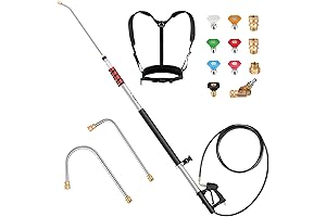 24 FT Pressure Washer Telescoping Wand: Extend Your Reach for Effortless Cleaning