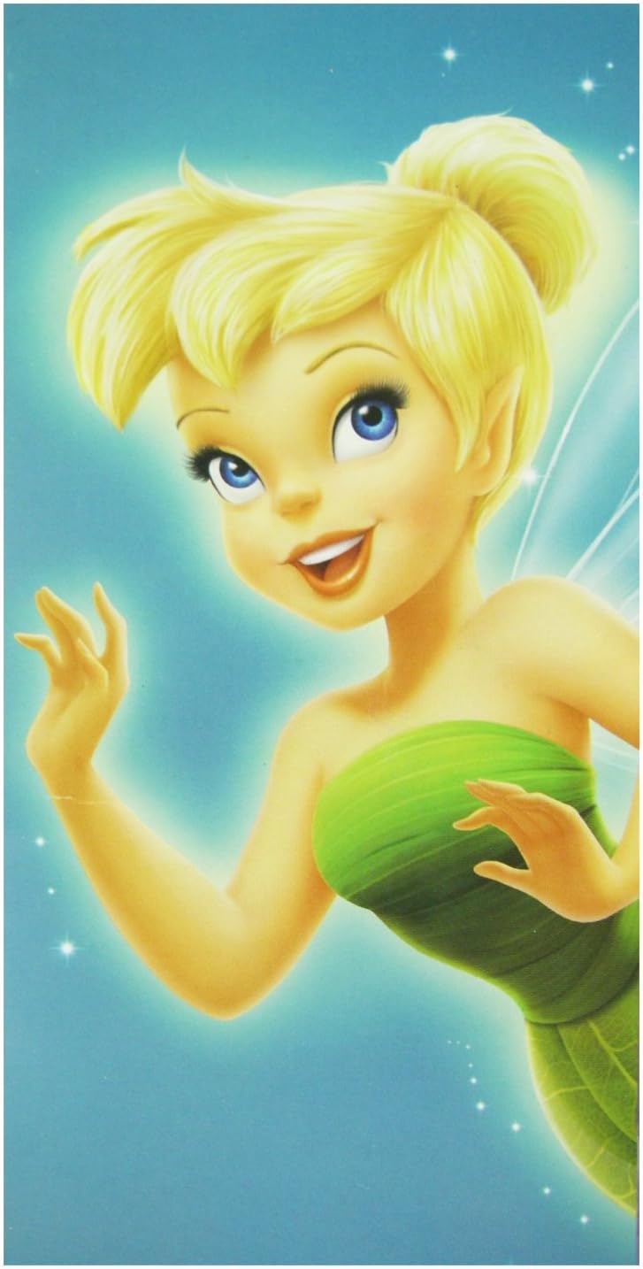 Tinkerbell Large Beach Towel - Tinkerbell Big Towel - Tinkerbell Beach Towel