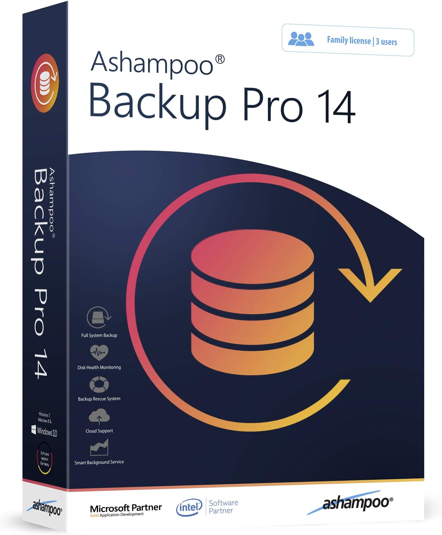 Backup Pro 14 - secure, rescue and restore your files - backup software - complete back-ups for folders, partitions, hard disks and entire computer systems