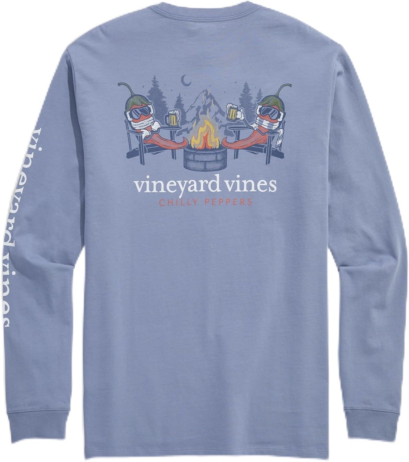 vineyard vines Men's Chilly Peppers Long-Sleeve Pocket Tee