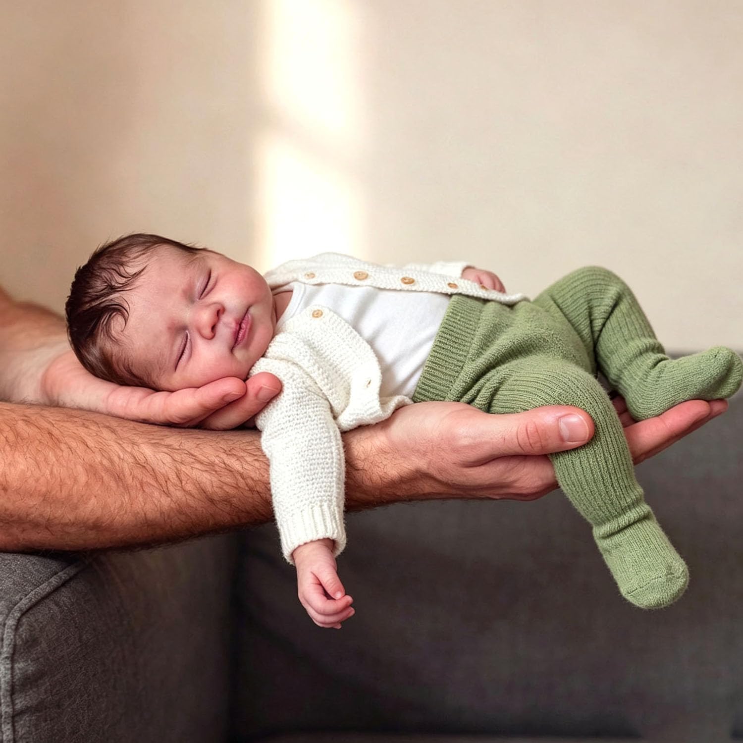 Anano Reborn Baby Lebensecht-45CM Reborn Baby Mädchen Waschbar Reborn Puppen Lebensecht, Realistisch Babypuppen Wie Echte Baby Puppen Wie Echt