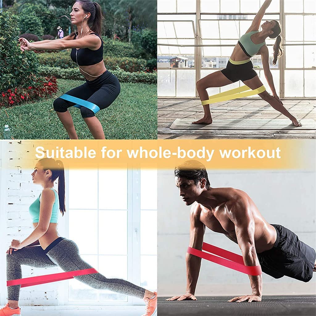 Juego de Bandas de Resistencia para Fitness, Cuerda de tracción para Gimnasio, Tubo de látex para Yoga, Bandas Deportivas, Equipo de Ejercicio para el hogar