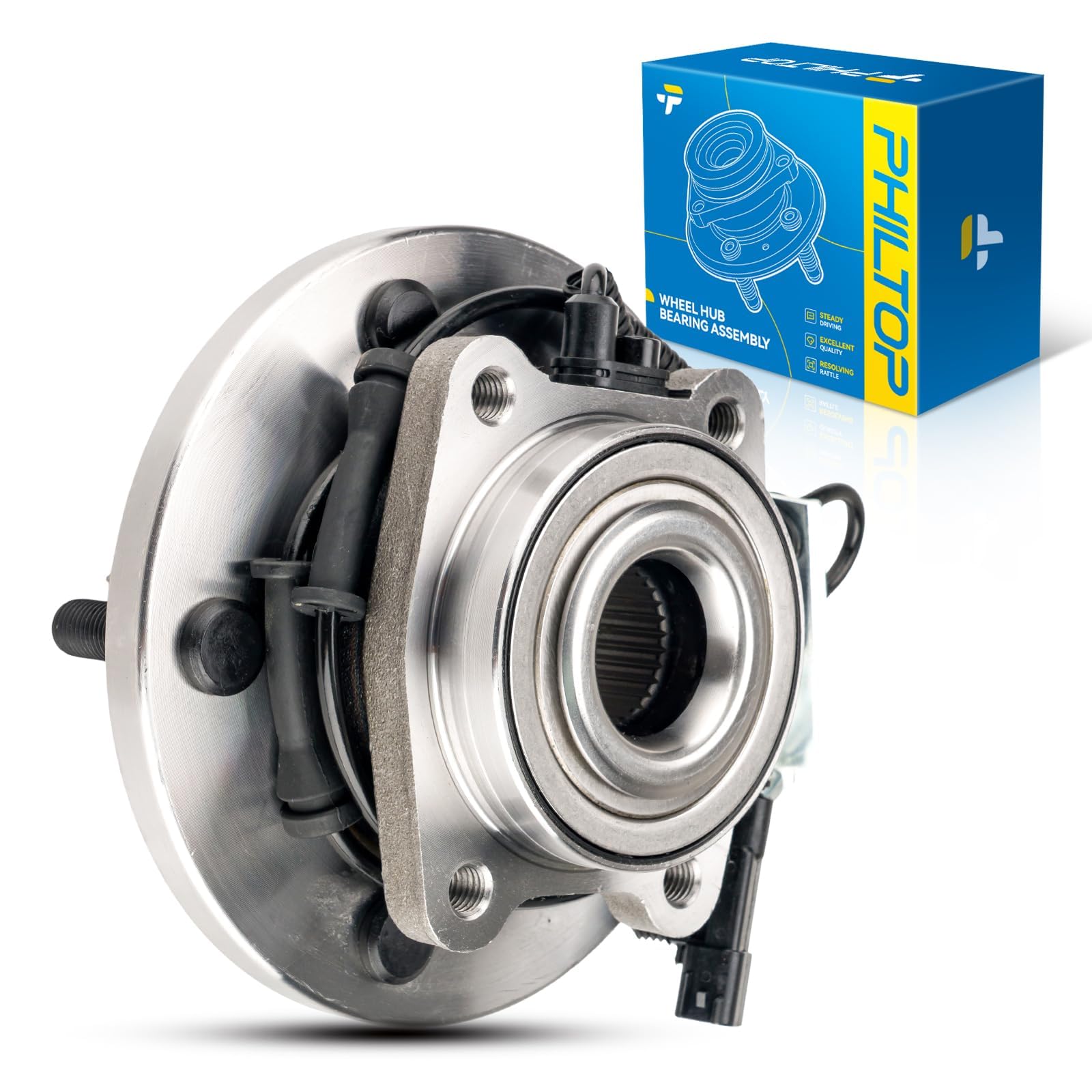 PHILTOP 515136 1x Front Wheel Bearing Hub Assembly for Town &amp; Country