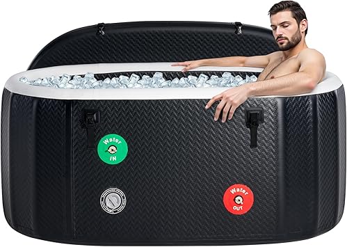 Albott Inflatable Cold Plunge Tub, 150 Gal, 59"L x 32"W x 28"H