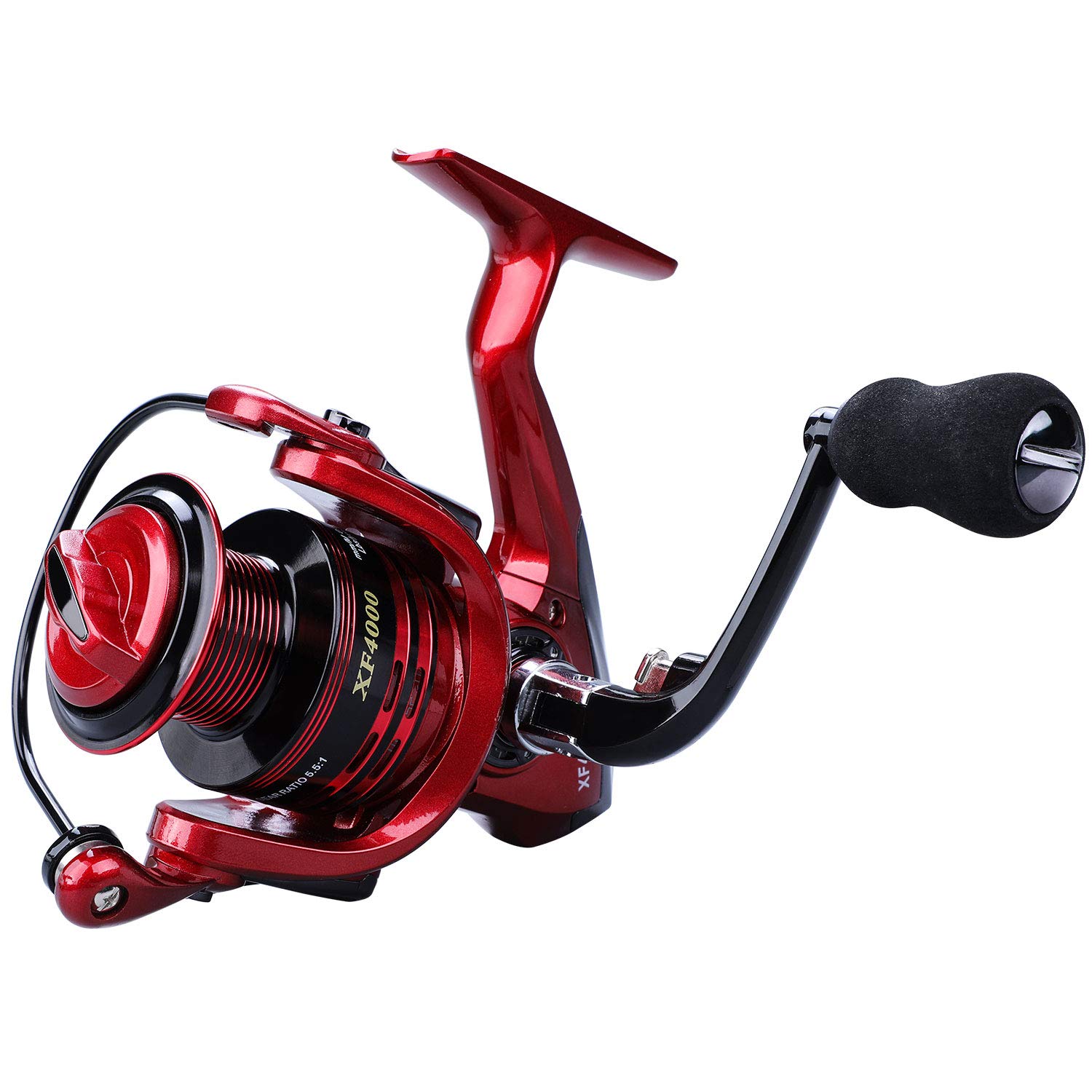 Carrete de pesca Yongzhi, 13 + 1BB, ligero y ultra suave y potente carrete giratorio para pesca en agua salada y agua dulce., 3000, R-XF