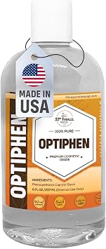 OPTIPHEN Natural Preservative 8 oz Paraben-Free; Formaldehyde-Free; Water & Oil Soluble | Suitable for Soap Making, Lotions, Conditioners, Creams & More | Keeps Products Fresh & Safe | 8 Ounces