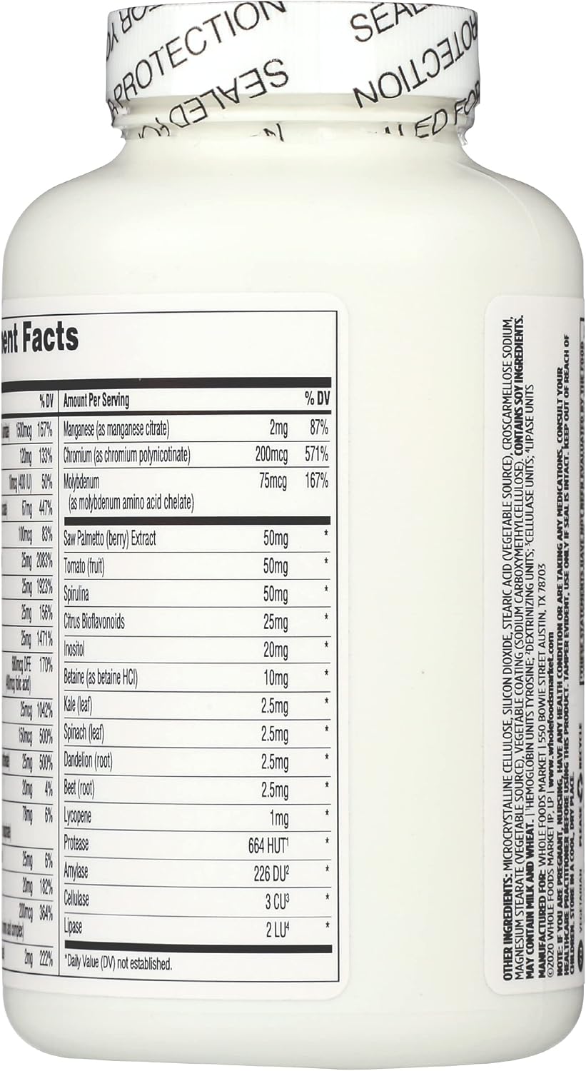 365 by Whole Foods Market, Men's One Daily Multivitamin Tablets