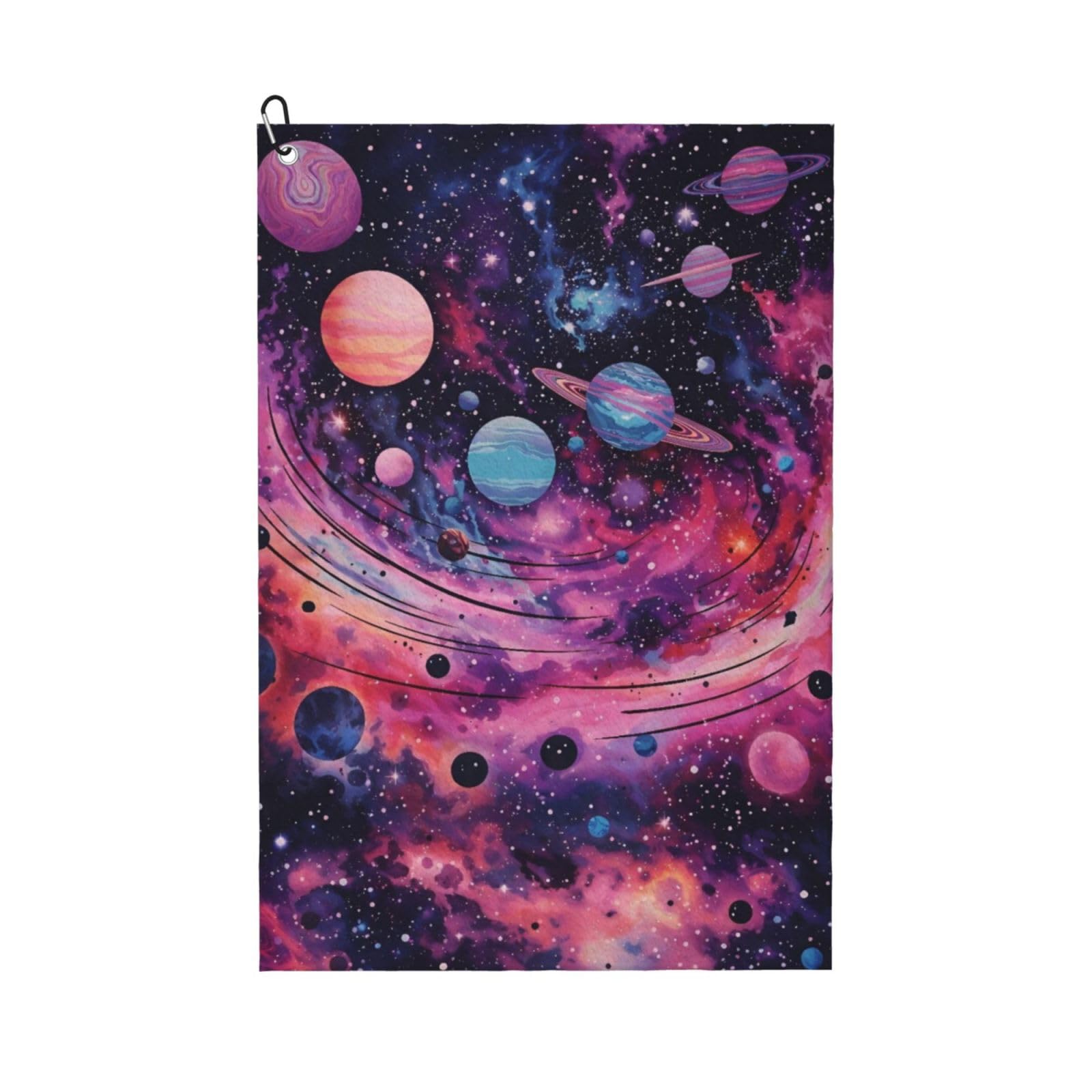 BSDFGSDD Purple Galaxy Style Golf Towel 24 x 16 inches