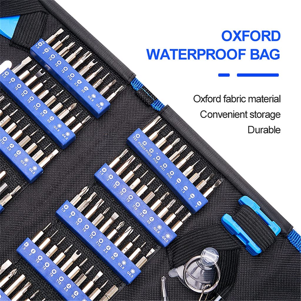 Juego de Destornilladores de precisión 140 en 1 CR-V Destornillador bits Destornillador Hexagonal Torx magnético bits Kit de Herramientas de reparación electrónica