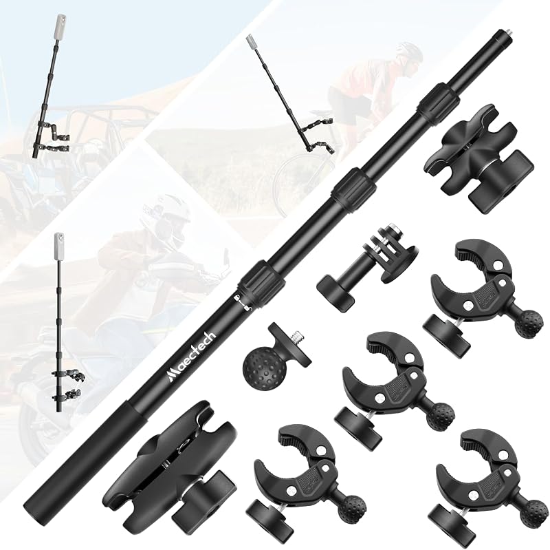 Soporte de cámara para motocicleta para accesorios Insta360 X5/X4 para GoPro | Kit de motocicleta, soporte de manillar para Cámara de Acción Osmo, soporte de bicicleta para Insta360 X5/X4, paquete de motocicleta para estudio de tiro al aire libre