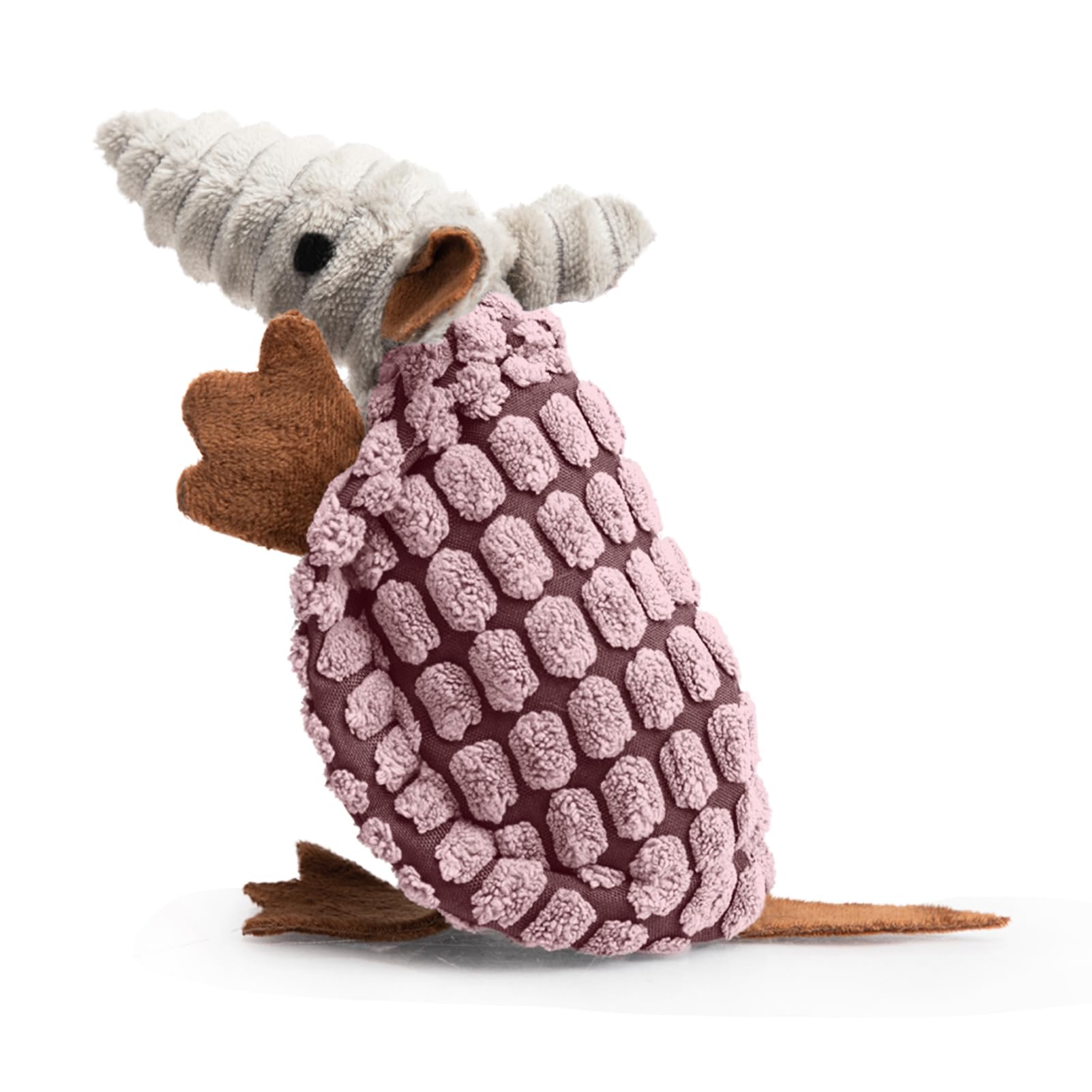 Hollypet Armadillo Squeaky Puppy Dog Toys for Small Medium Dogs, 6"