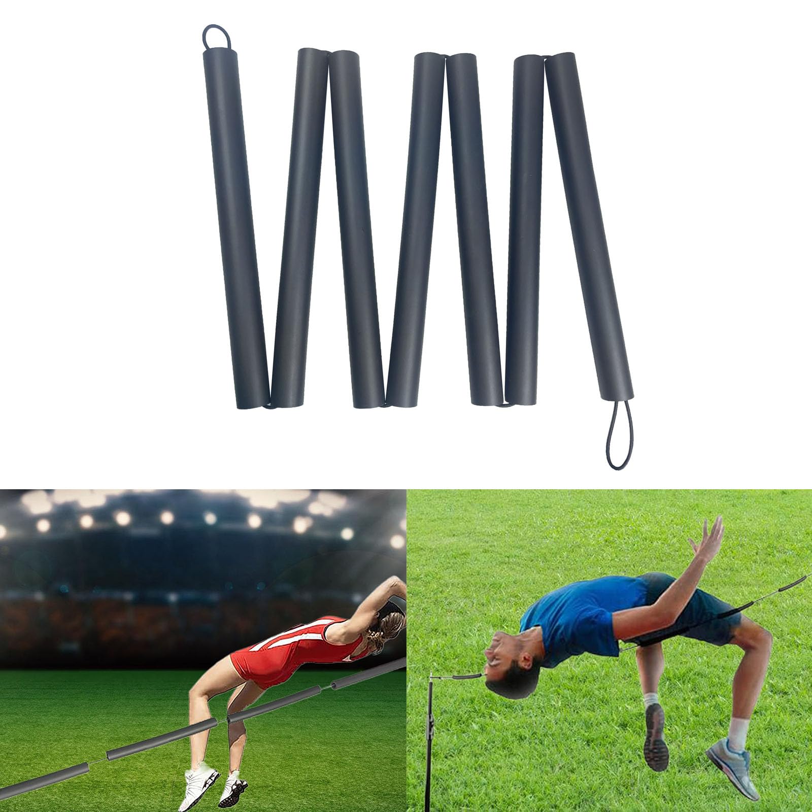 High Jump Bungee Cord Crossbars Elastic Bungee Crossbars Track Rope Height Training Belt Training Equipment Enduring