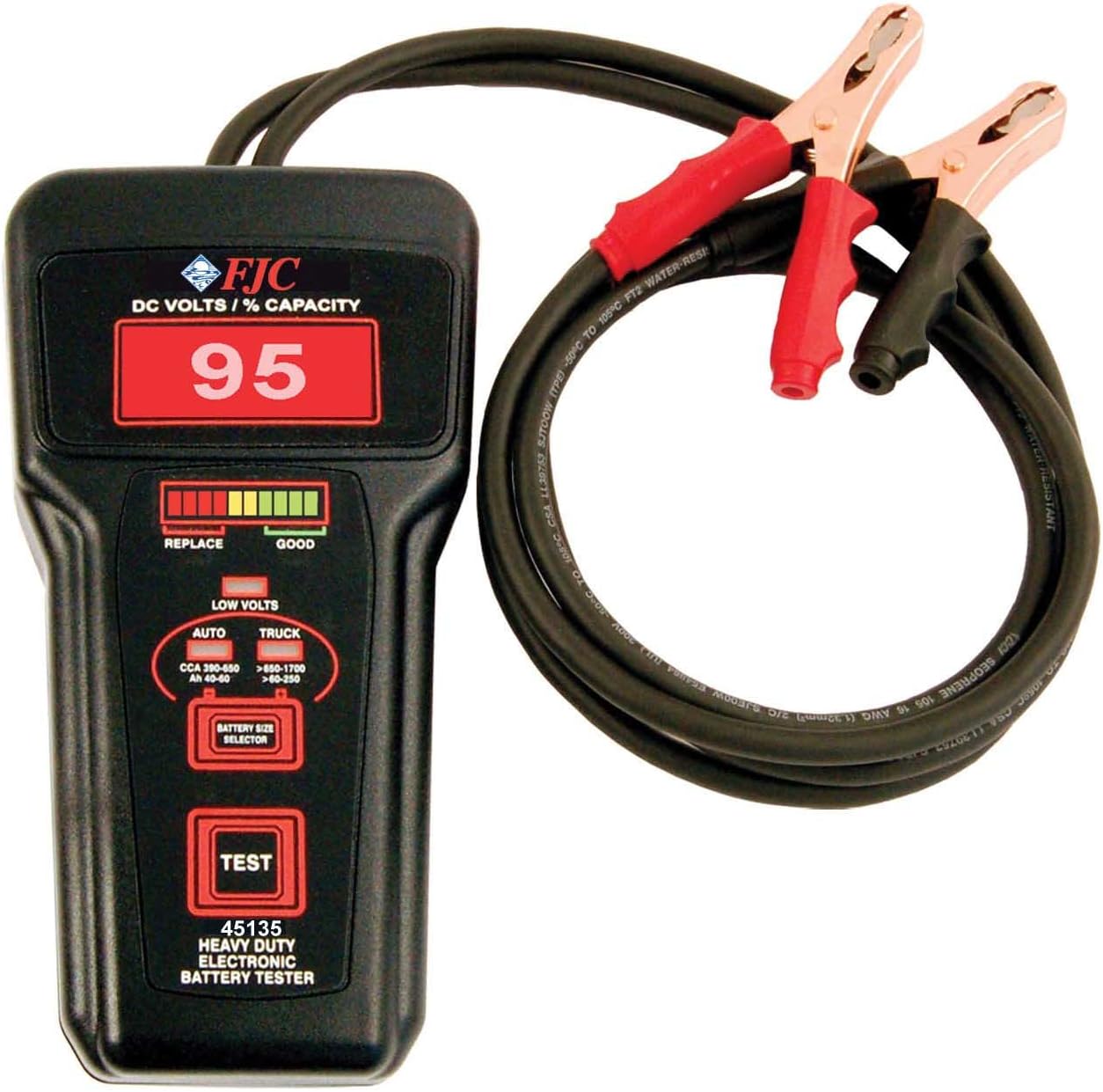 FJC (45135 12V/24V/36V Battery Tester