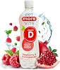 Get More Vits - Vitamin D Still Raspberry & Pomegranate Spring Water 12 x 500ml, Support Healthy Bones, Teeth & Muscles, Boost Immune System, Sugar Free, Low Calorie, Natural Flavours, Vegetarian