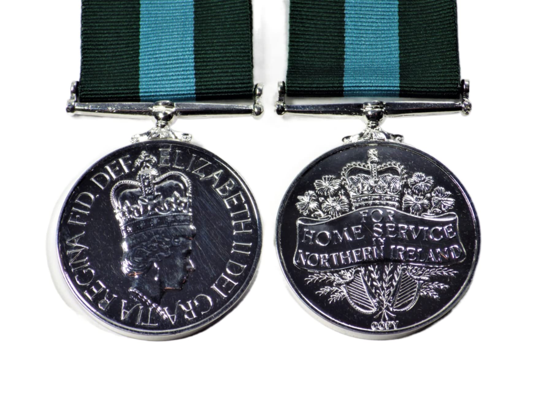 Médaille de service en Irlande du Nord avec ruban insigne militaire collection
