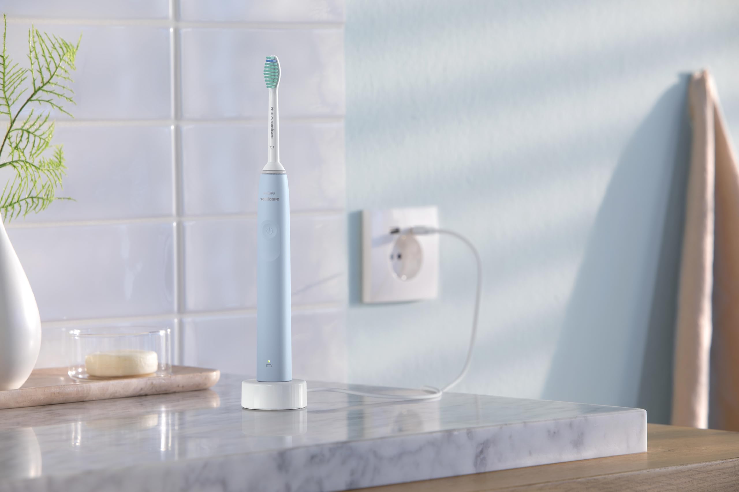 Brosse a dents - PHILIPS - HX3651/12 - Sonicare - Serie 2000 Light - Bleu - Eléctrique
