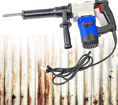 Hand-Held Needle Scaler Rust Removal Cleaning Machine Remover Welding Slag Cleaner,1100W High-Power Electric Needle Scaler, for Removal of Rust Weld Slag and Paint,220V