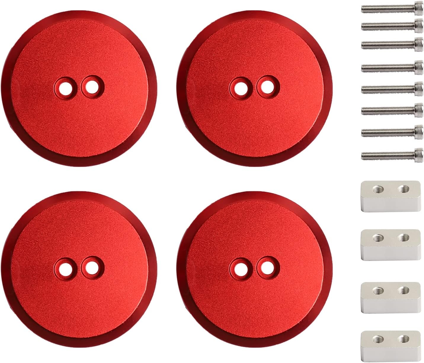 Jack Pucks Aluminum Lifting Puck Pad Compatible with Corvette C7 C6 C5