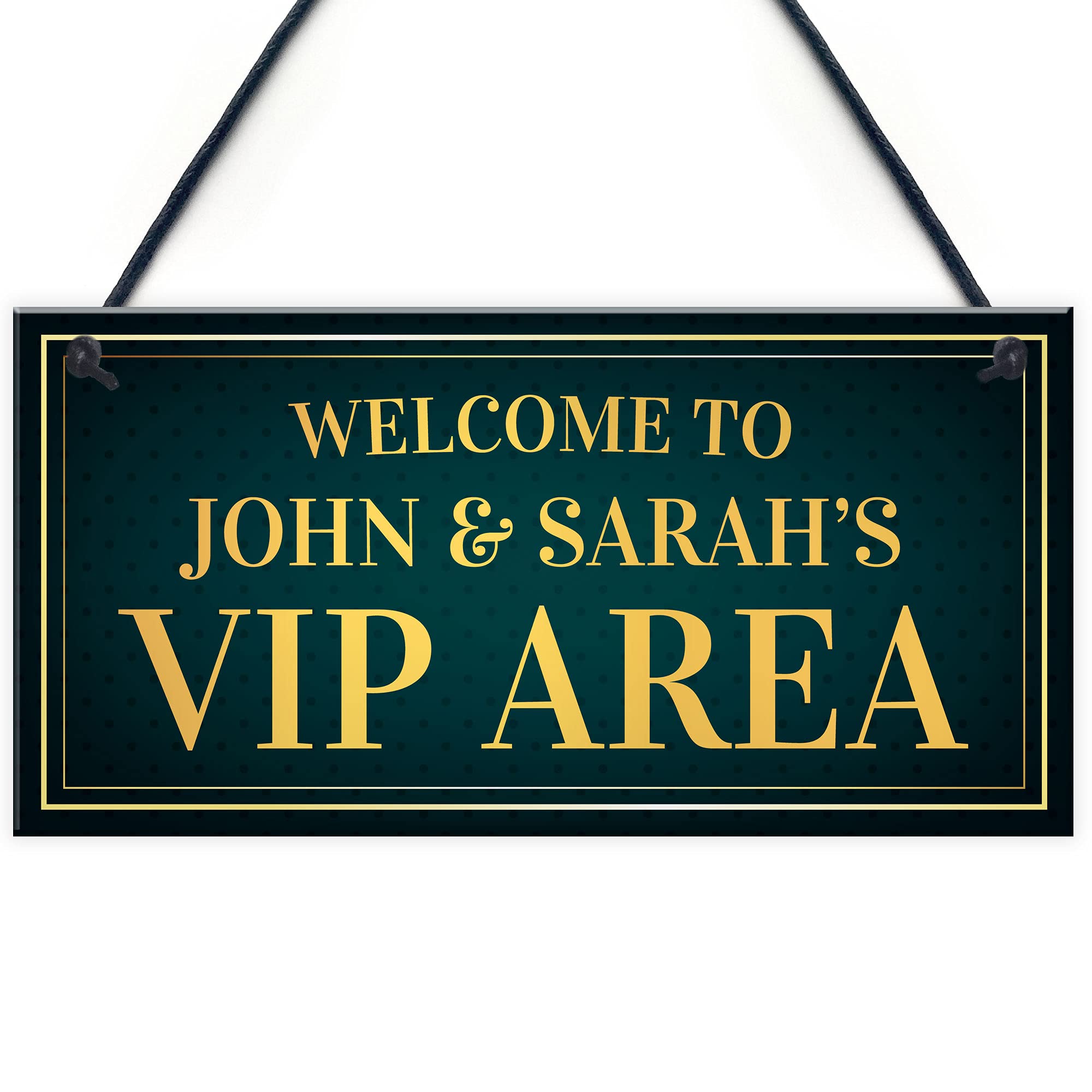 Red Ocean Personalised Vip Bar Sign For Home Bar Man Cave Hanging Garden Bar Decor Signs