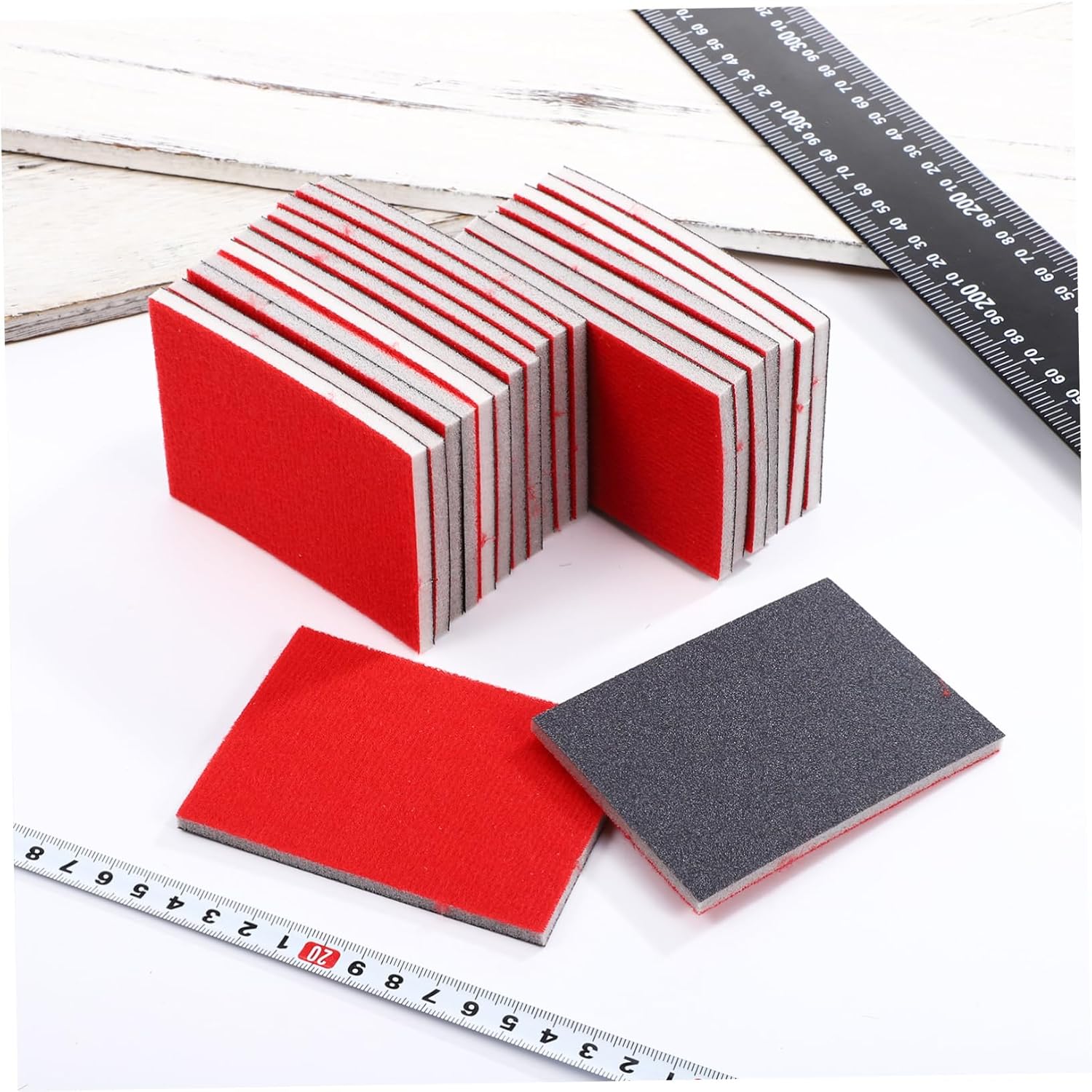 Gatuida 80pcs Sponge Sanding Pads Fine Grits for Automotive Wood and Crafts Grits for Versatile Sanding Needs and Sandpaper