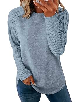 トップス Comfy Pullover SS Shirt women L Amazon.com: ZXZY Women Cute Cotton Blend Long Sleeve Panda