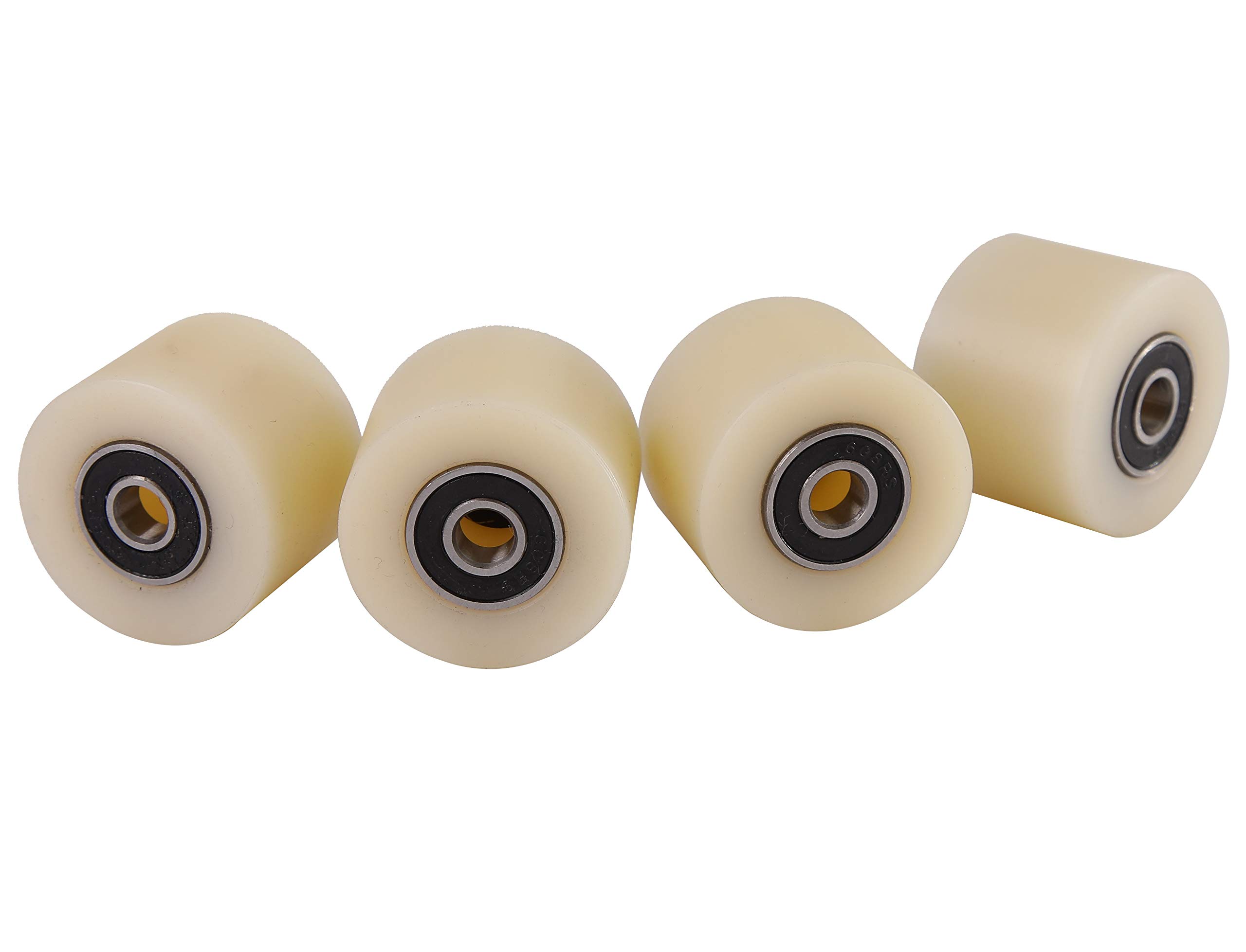 Smart Machines, lot de 4 roues en nylon polyamide de 40 mm avec un diamètre de 30 mm et 8 mm de large, roulement usiné avec précision en Union européenne