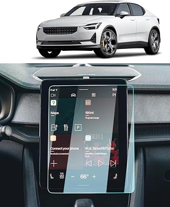 BIXUAN For 2021-2025 Polestar 2 Single Motor/Dual Motor/BST edition 270 11.2Inch Touchscreen Screen Protector, 2025 Accessories 9H Tempered Glass Infortainment Cover Anti-Fingerprints Scratch