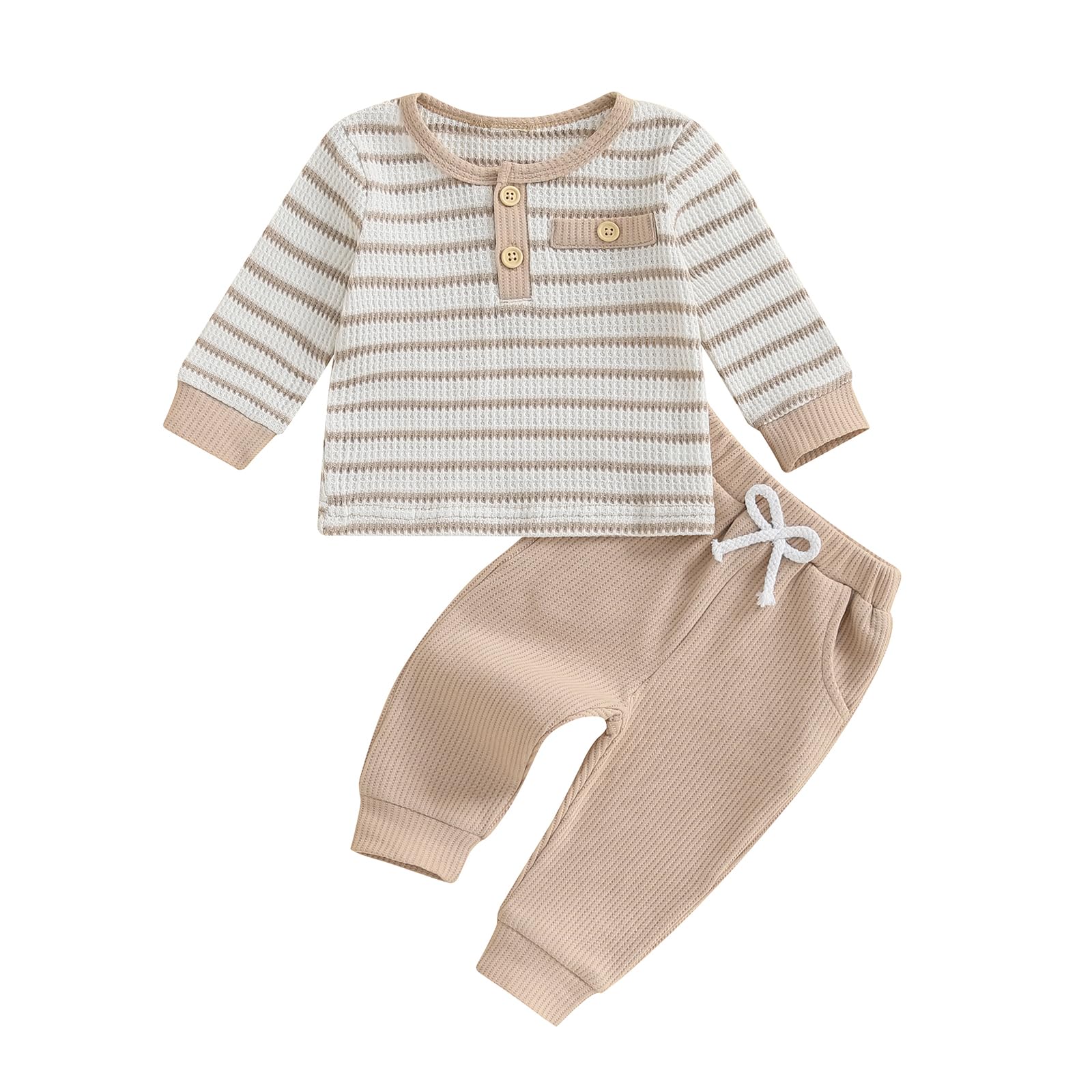 Giraropa Toddler Baby Boy Clothes Pullover Sweatshirt Fall Winter Sweatsuit Outfits Cute Casual Pants Set 2Pcs Clothing Set