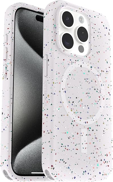 OtterBox Core Series Etui z MagSafe na iPhone 15 Pro, odporny na upadki, ultracienki, ochronny cienkie etui, 3x Przetestowane Zgodnie ze Standardami Wojskowym, Biały