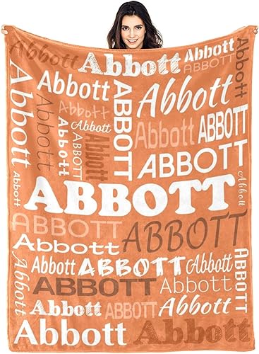 Miniatura 79 de Mantas de monograma personalizadas con nombres, manta personalizada para bebés niñas, manta de envolver con inicial, regalos personalizados