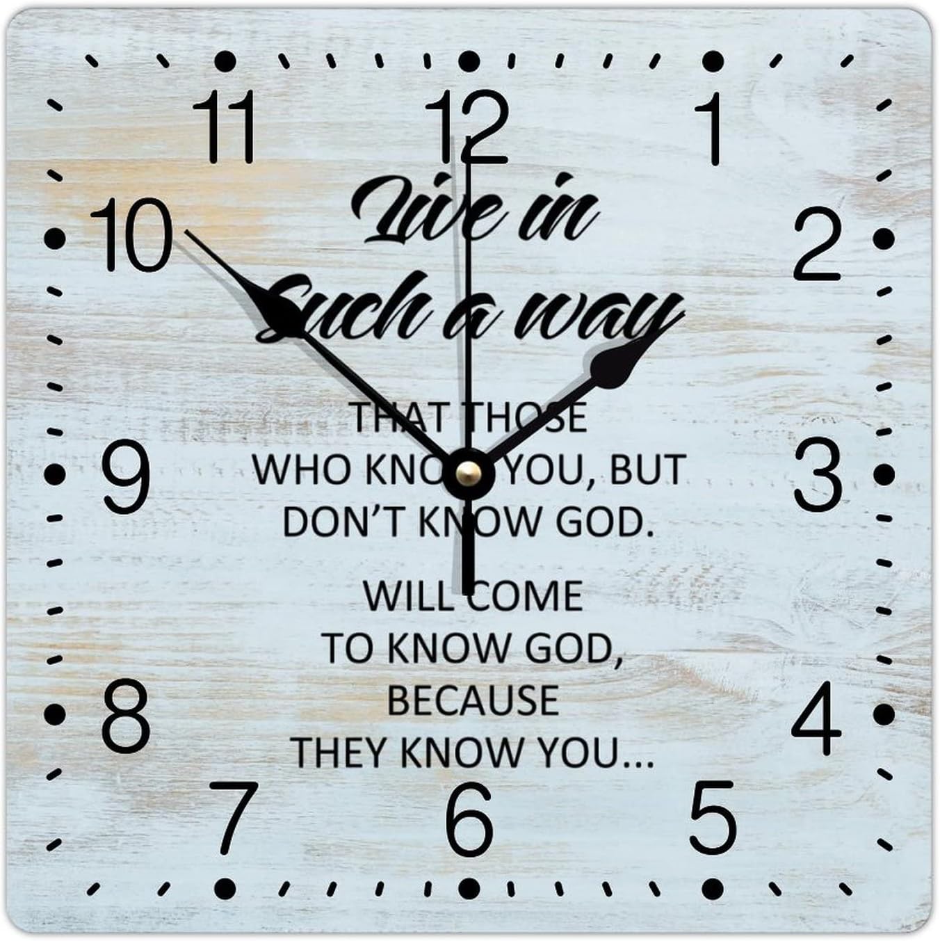 Zyadsinoudor Live in Such A Way That Those Who Know You PVC