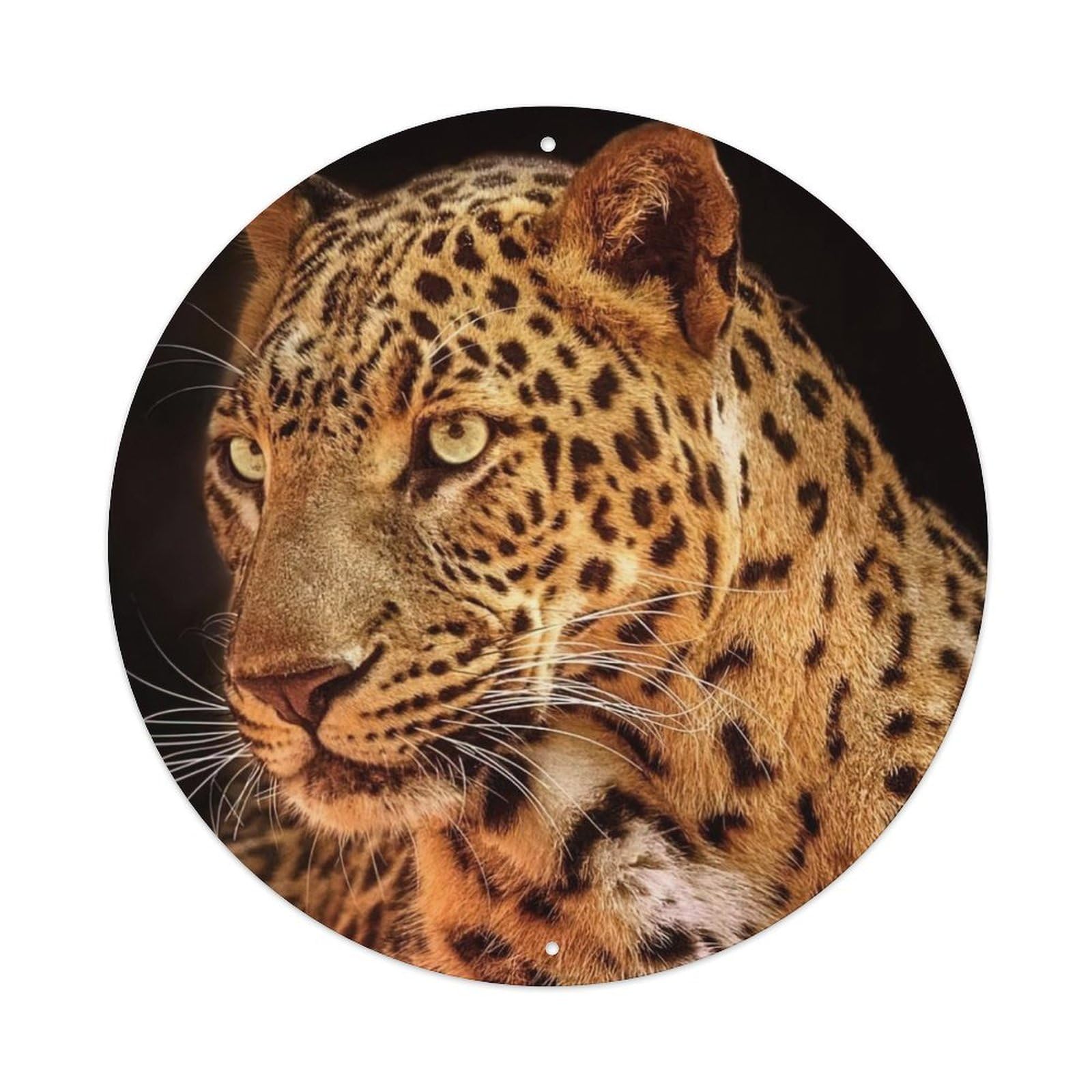 Animals Leopards Love Vintage Metal Tin Sign Plaque Wall Decor for Cafe, Club Bar, Office, Garden Metal Poster 8x8Inch
