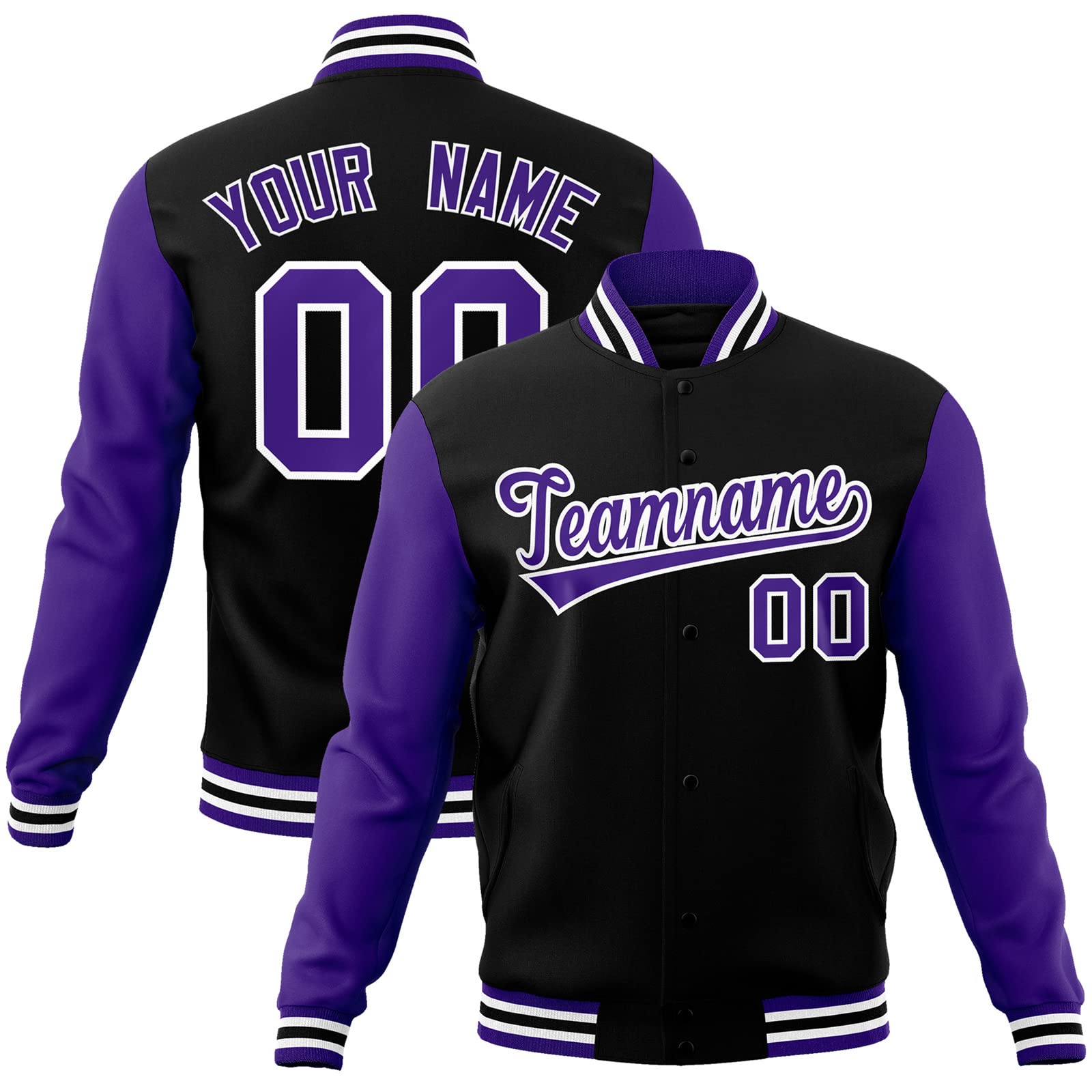 KXK Custom Men/Women/Youth Varsity Baseball Jacket Blend Letterman Jackets Stitched Personalized Name Number Logo Big Size